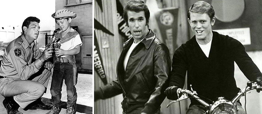 Ron Howard in 'The Andy Griffith Show' and 'Happy Days''