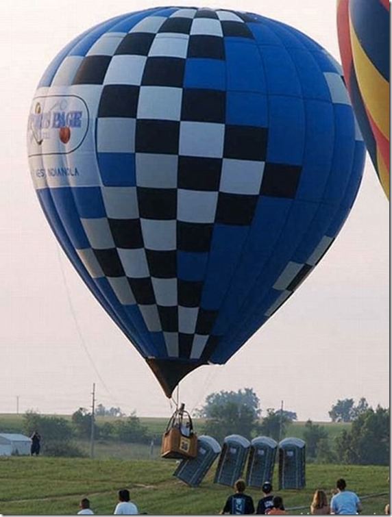 crashing hot air balloon