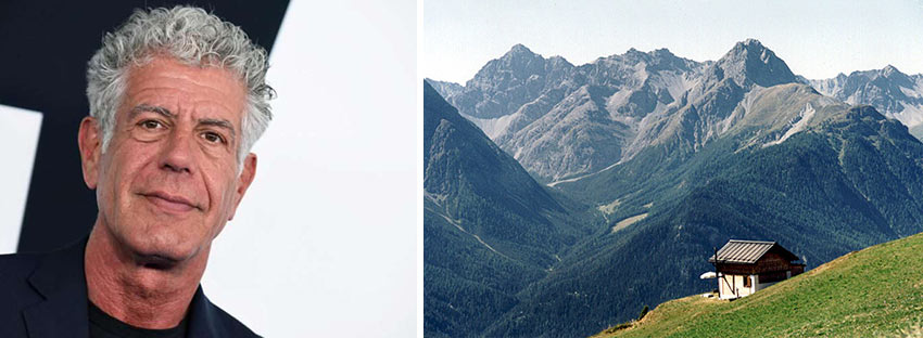 Anthony Bourdain and Switzerland scene