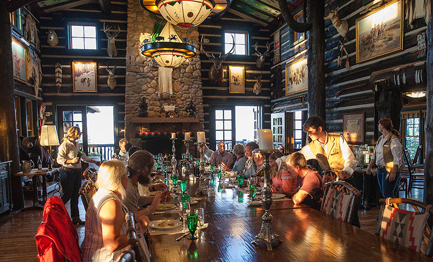 dinner at the Great Hall, Cloud Camp