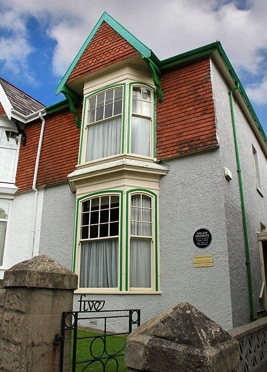 Dylan Thomas' house of birth