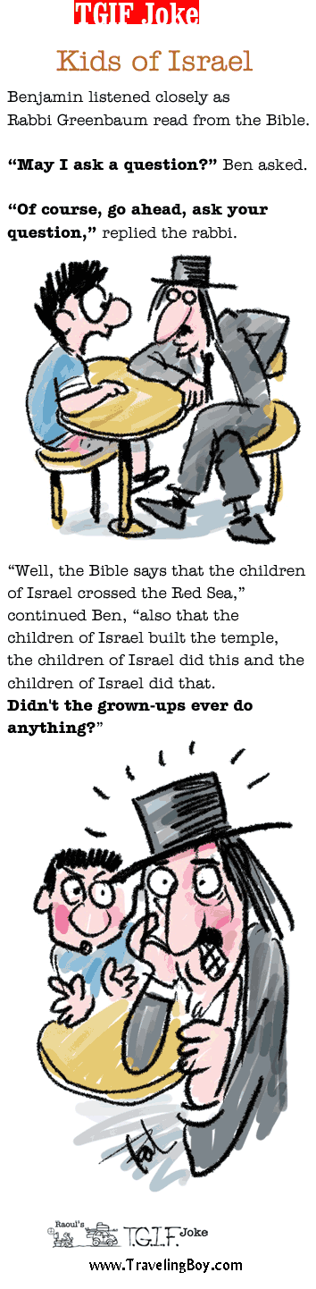TGIF Joke of the Week: Kids of Israel