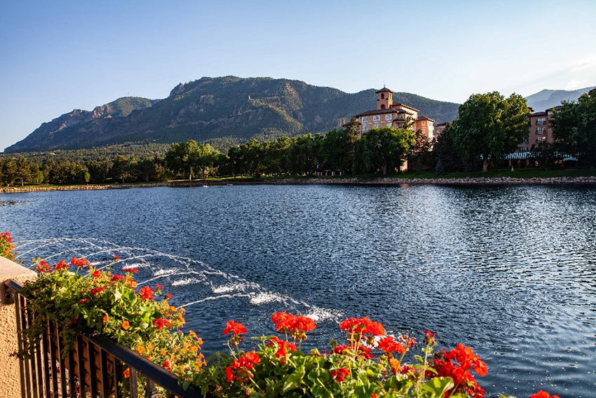 the lake near Broadmoor Hotel