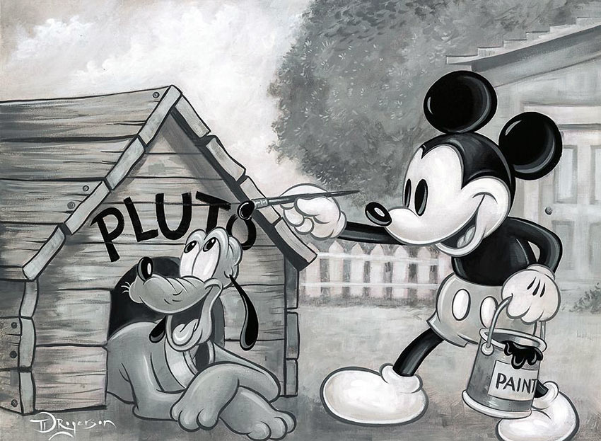 Mickey Mouse and Pluto