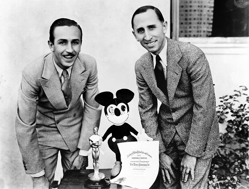 Walt and Roy Disney