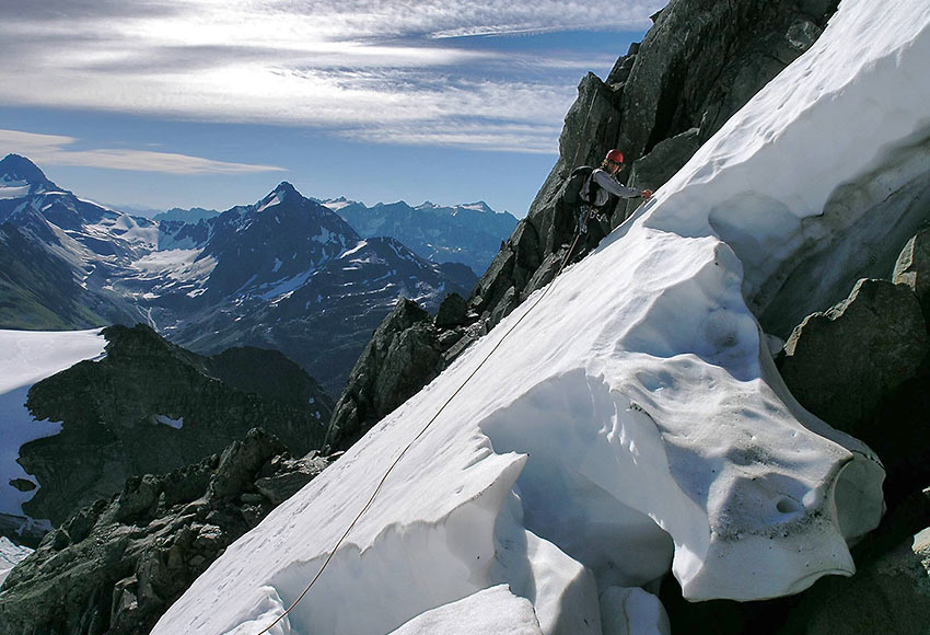 climbing the Bugaboos