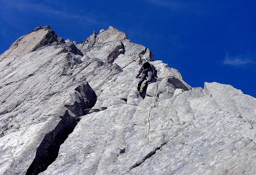 climbing the Bugaboos