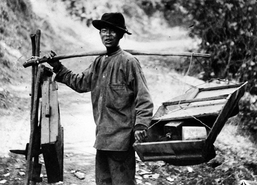 Chinese miner during the California Gold Rush