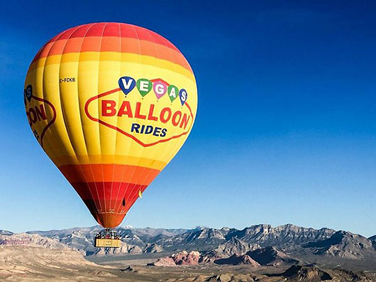 hot air balloon, Las Vegas