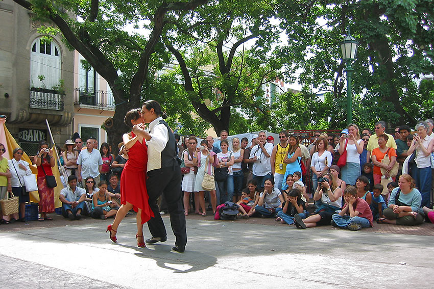 street tango at La Boca