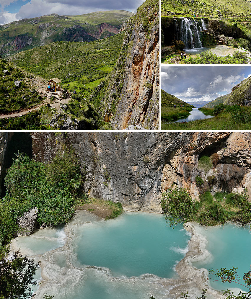 the Aguas Turquesas de Millpu: naturally-forming pools outside Ayacucho