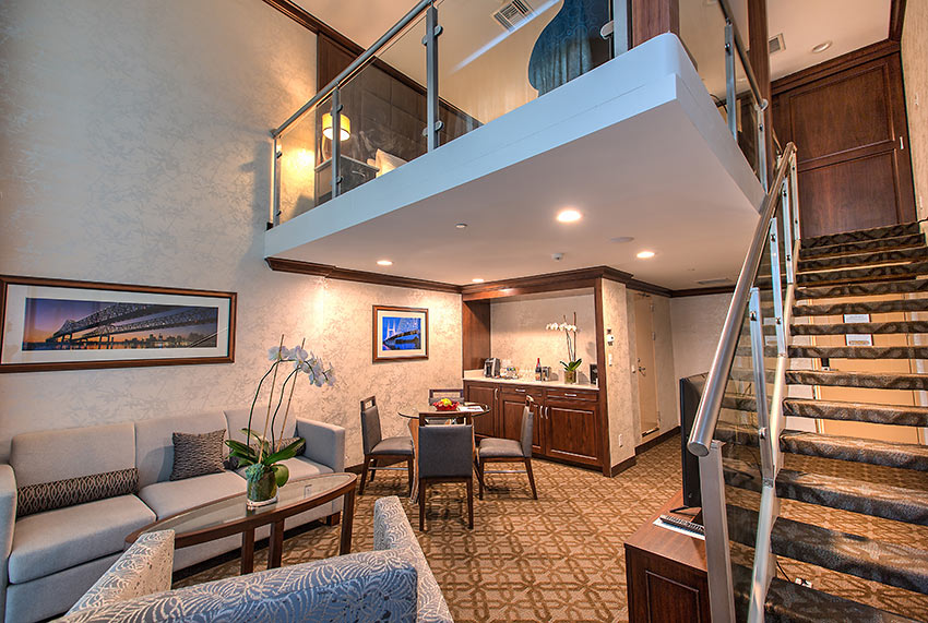 two-story loft suites on the American Duchess