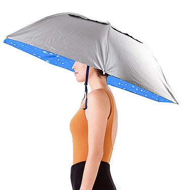 waterproof umbrella hat