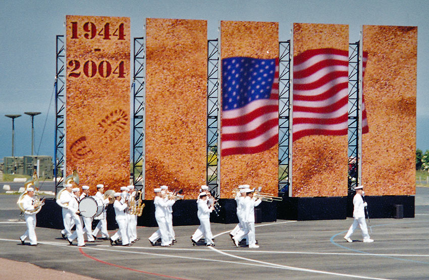 US Navy Band at D-Day Normandy Anniversary celebration