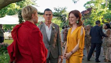 Michelle Williams as Isabel, Billy Crudup as Oscar Carlson, and Julianne Moore as Theresa Young