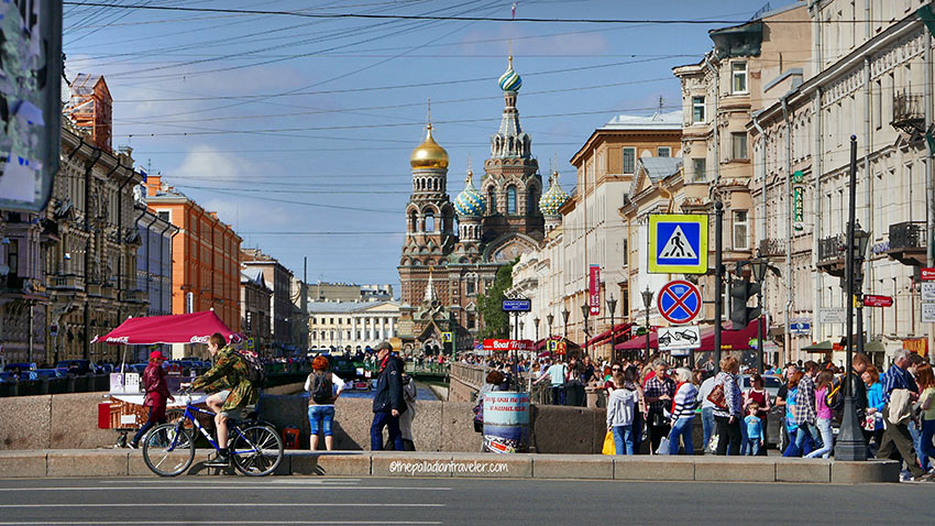 Nevsky Prospect street scene