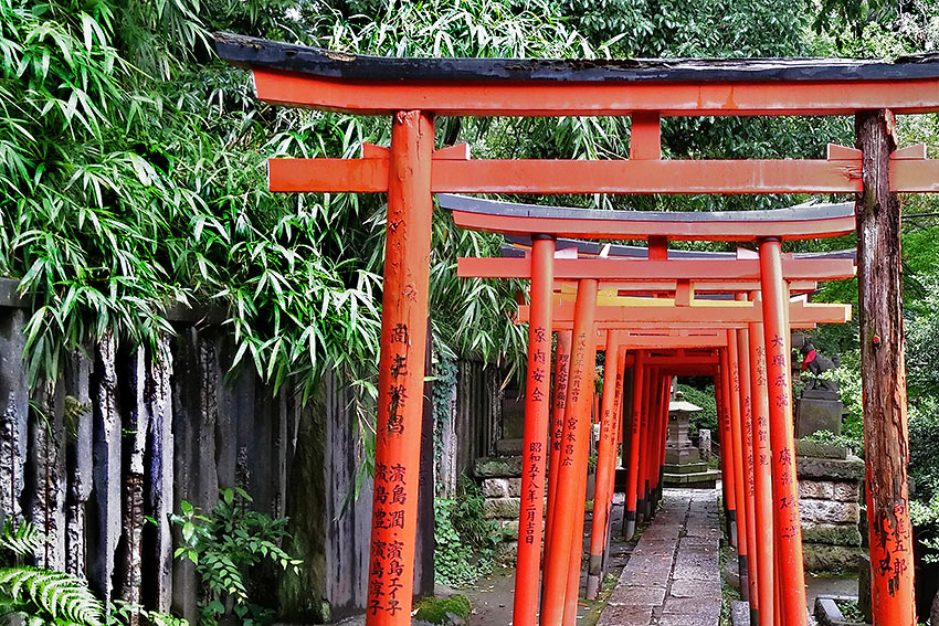 Japanese temple entrance