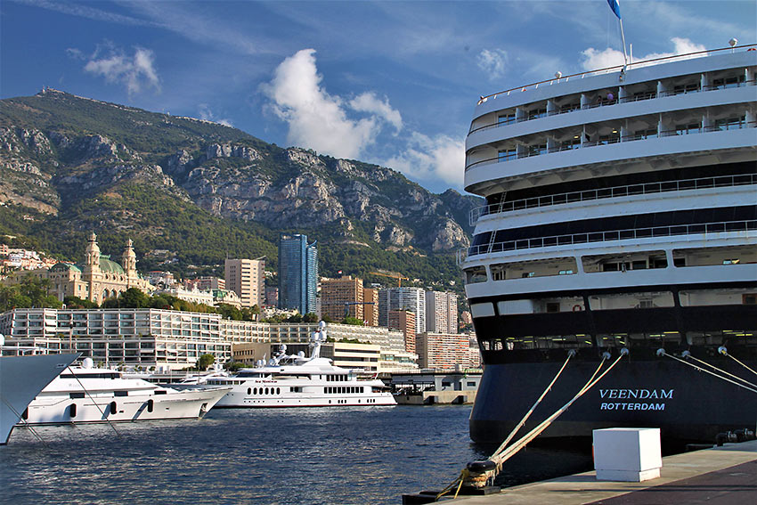 Holland America’s MS Veendam at Monaco