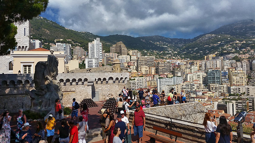 street crowd at Monaco