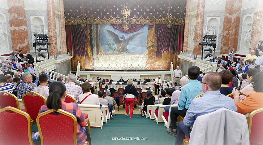 inside the Hermitage Theatre at St. Petersburg’s Winter Palace