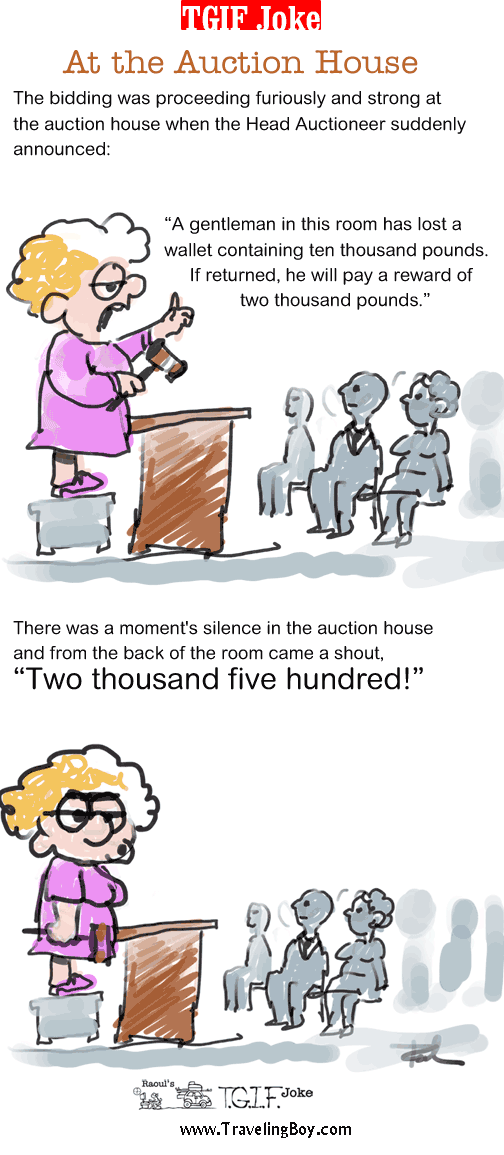 TGIF Joke of the Week: Auction House