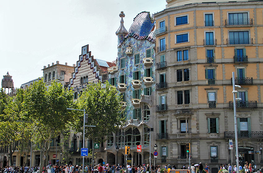 Antoni Gaudí’s Casa Batlló, Barcelona, Spain