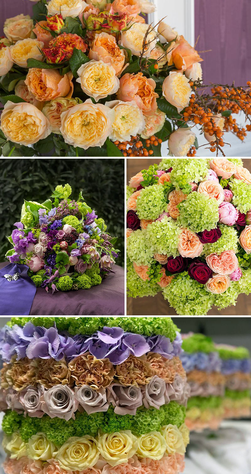 flowers at the Hotel d'Angleterre