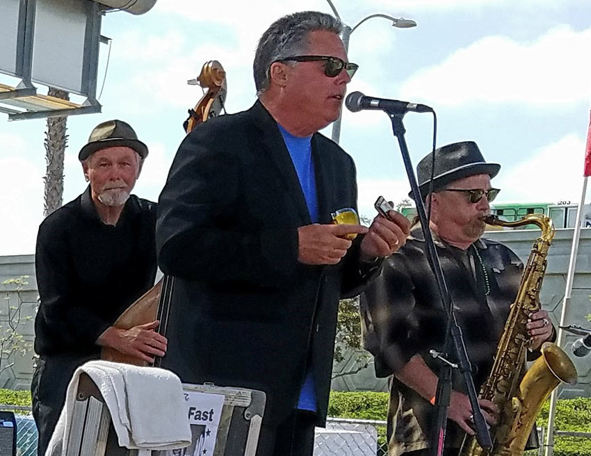 Jonny Viau with the Chris Fast Band at Gator By the Bay