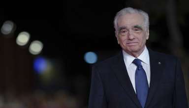 director Martin Scorsese poses on the red carpet of the movie 'The Irishman,' at the Rome Film Fest