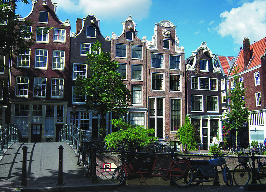 canal houses in the Netherlands