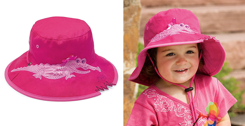 Wallaroo crocodile hat for kids