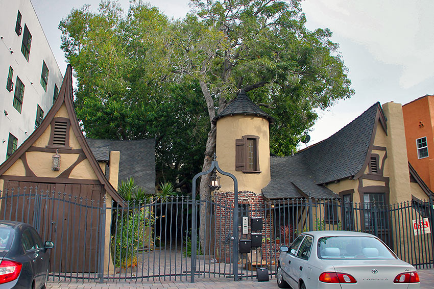 last remaining house on the Chaplin back lot, Hollywood