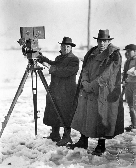 D.W. Griffith with Billy Bitzer