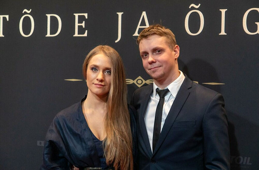 Maia Vahtramäe with director Tanel Toom
