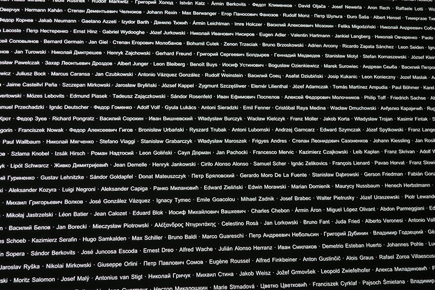 names of camp prisoners, Mauthausen