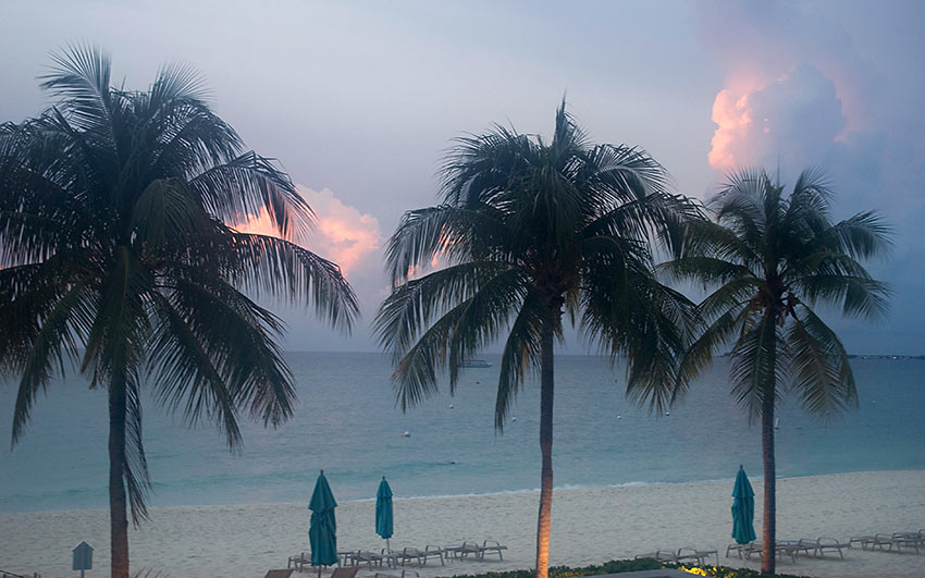 sunset at Seven Mile Beach, Grand Cayman