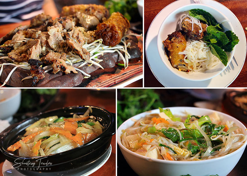 Vietnamese fare at restaurants near Hoan Kiem Lake