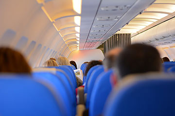 passenger plane interior