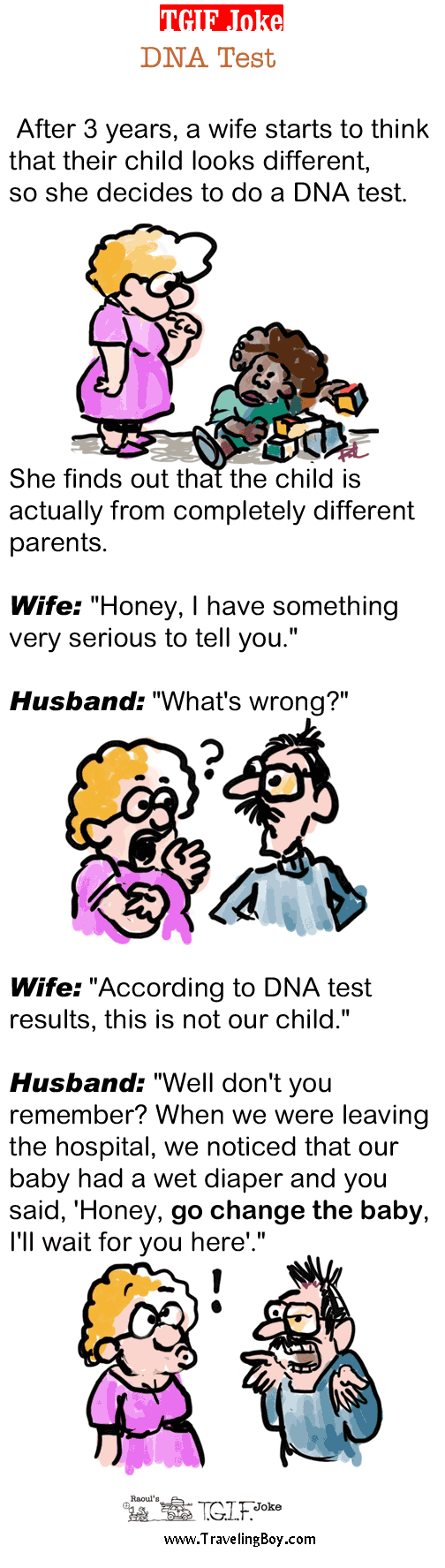 TGIF Joke of the Week: DNA Test