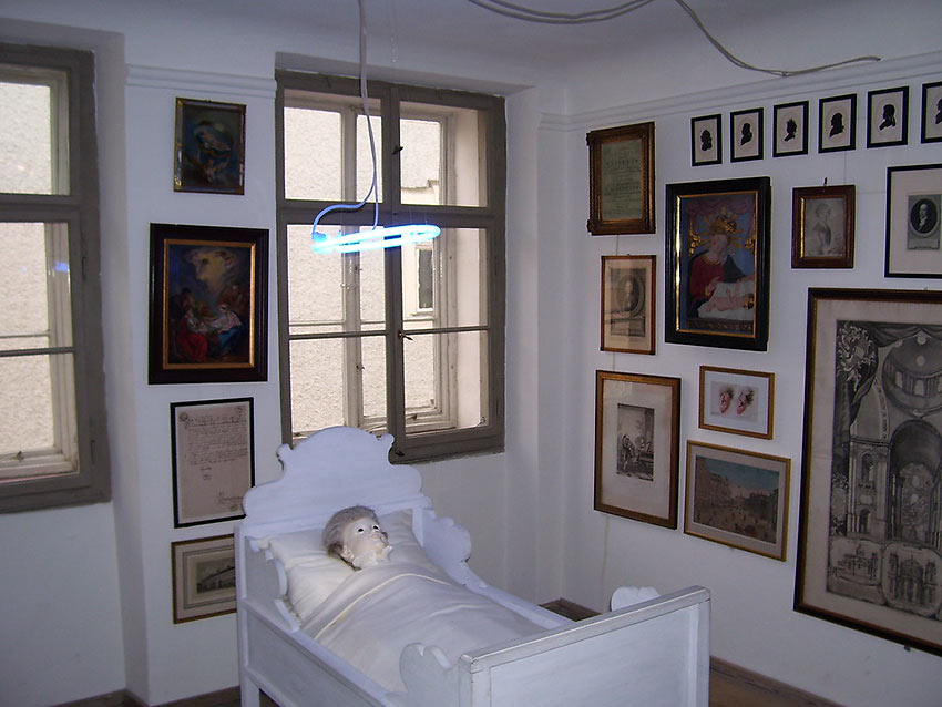 Mozart’s childhood bedroom, Salzburg