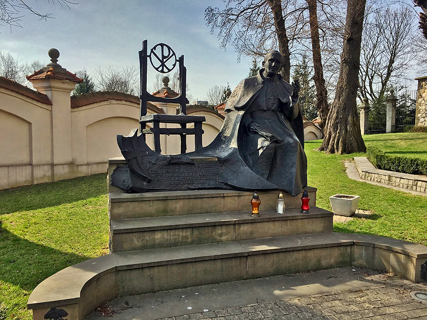 statue of Pope John Paul II, Kraków