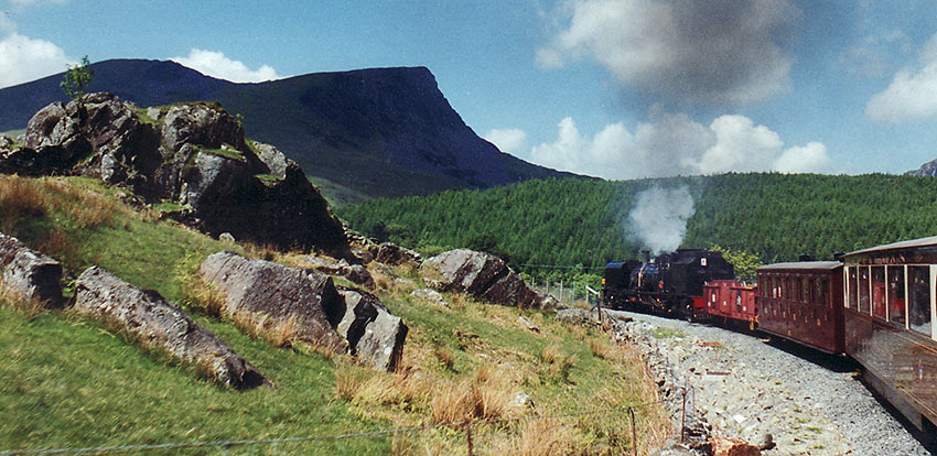 Wales steam train