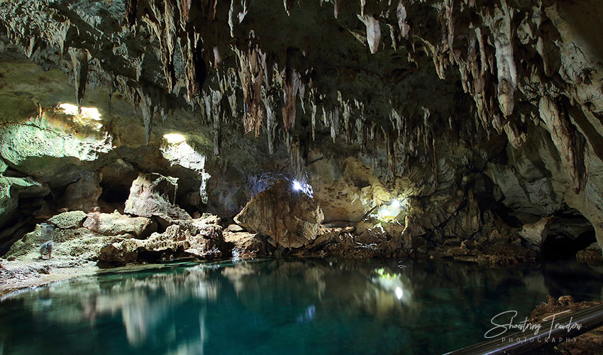 inside the Hinagdanan Cave in Panglao Island, Bohol