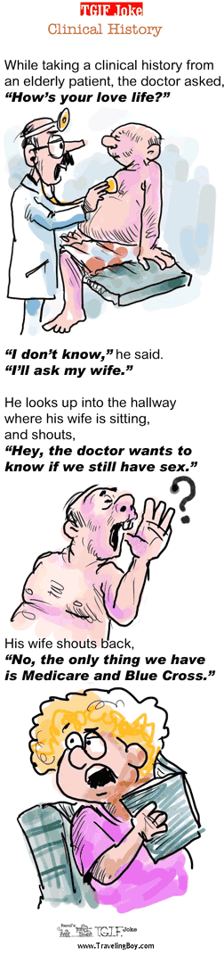 TGIF Joke of the Week: Clinical History