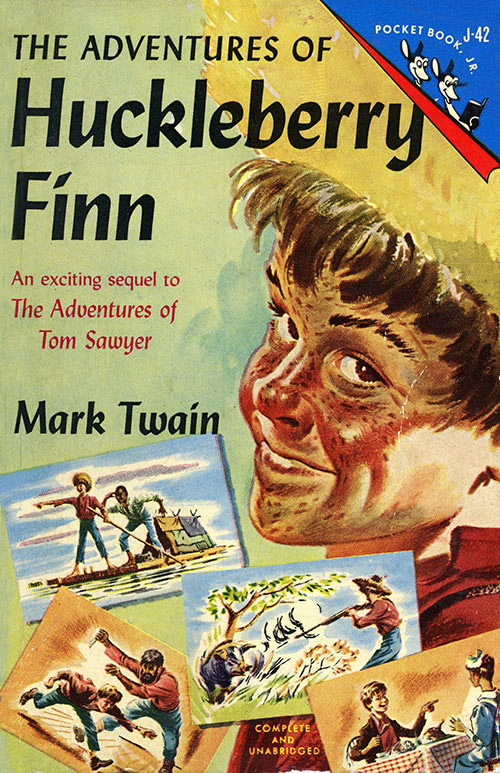 Huckleberry Finn book cover