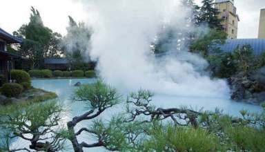 Beppu Onsen hot springs, Japan