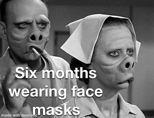 Parting Shots: Face Masks for 6 Months