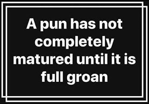 Don's Puns: Full Groan