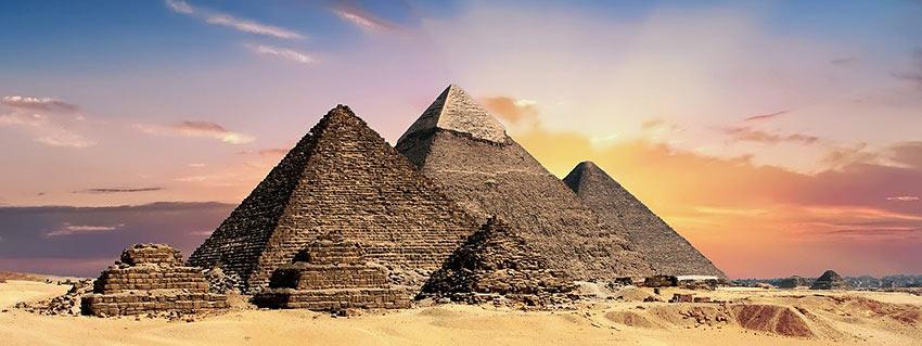 Great Pyramids at Giza, Egypt