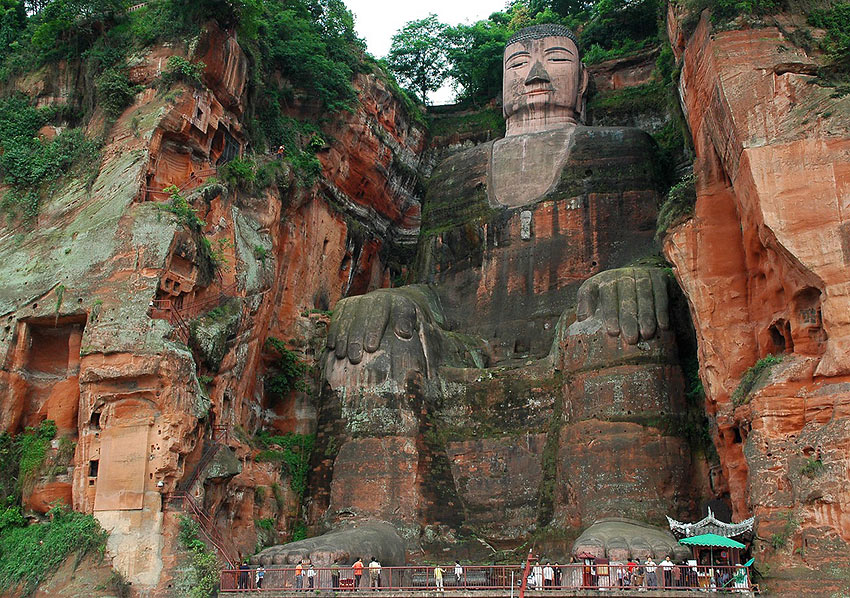 300 ft. Buddha statue in Leshan, China